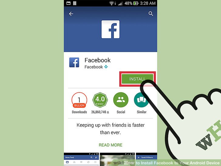 Download And Instal Facebook For Android